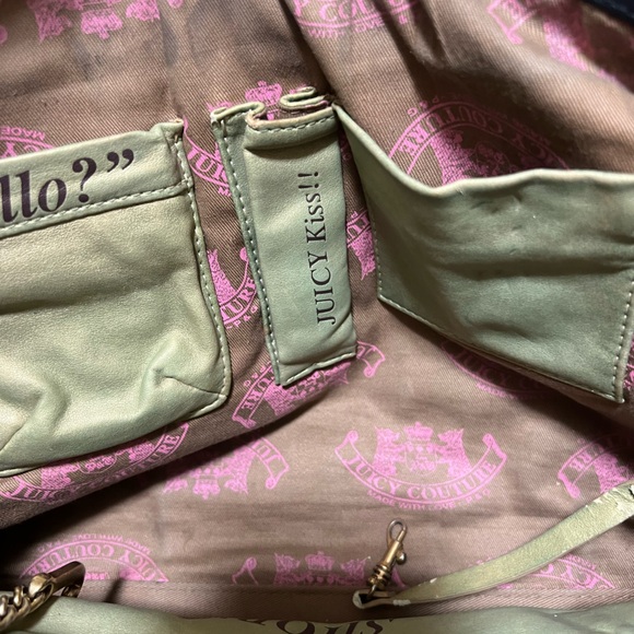 COPY - Juicy Couture Large Leather Satchel with Logo Engraved Throughout. - Picture 15 of 15